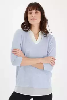 Вязаный свитер Fransa " Fransa FRVerexan", цвет Brunnera Blue Melange