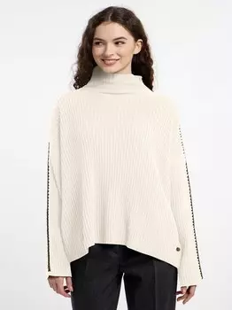 Вязаный свитер Frieda & Freddies, белый