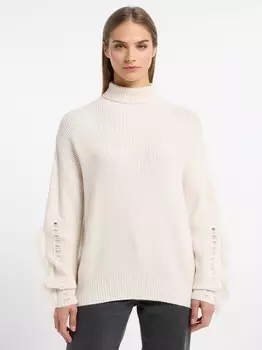 Вязаный свитер Frieda & Freddies, белый