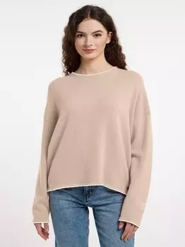 Вязаный свитер Frieda & Freddies, бежевый