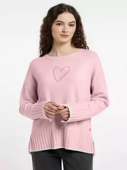 Вязаный свитер Frieda & Freddies, розовый