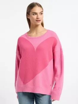 Вязаный свитер Frieda & Freddies, розовый