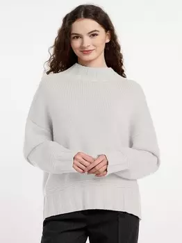 Вязаный свитер Frieda & Freddies, серебряный