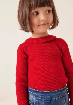 Вязаный свитер FRILL NECK STANDARD Next, цвет red