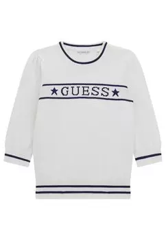 Вязаный свитер FRONTLOGO Guess, цвет wei