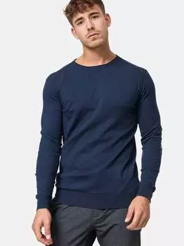 Вязаный свитер гамал Indicode, синий