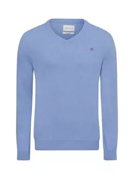 Вязаный свитер Gant, синий