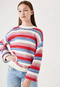 Вязаный свитер Garcia, белый