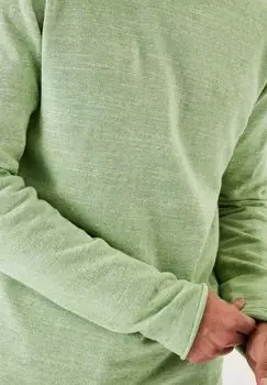 Вязаный свитер Garcia, зеленый