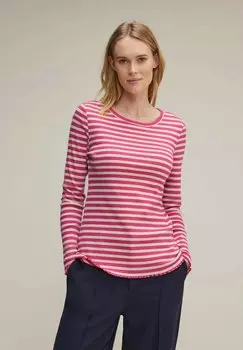 Вязаный свитер GESTREIFTES Street One, цвет pink