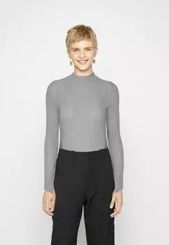 Вязаный свитер Gina Tricot, вереск серый