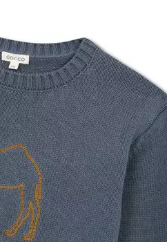 Вязаный свитер GOCCO, азуль