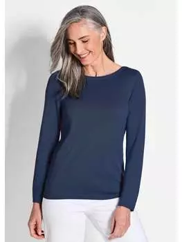 Вязаный свитер GOLDNER, морской