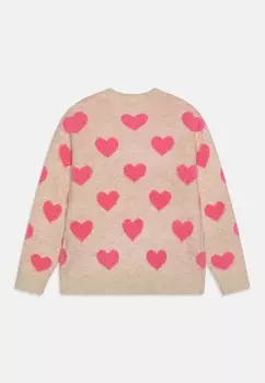 Вязаный свитер HEARTS Lindex, бежевый