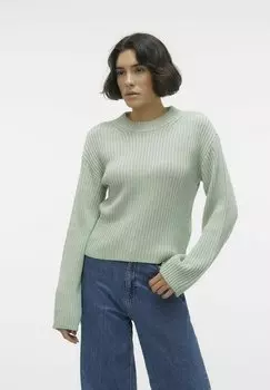 Вязаный свитер HILDE Vero Moda, цвет silt green