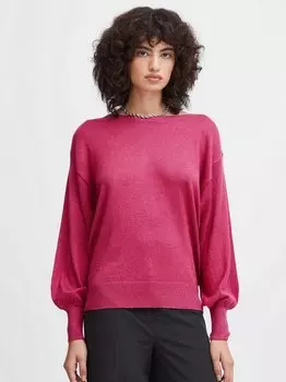 Вязаный свитер химопаз Ichi, фуксия