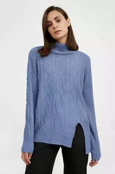 Вязаный свитер и футболка «восьмерка» Finn Flare, фиолетовый