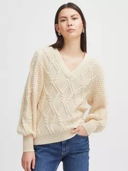 Вязаный свитер иандоса Ichi, бежевый