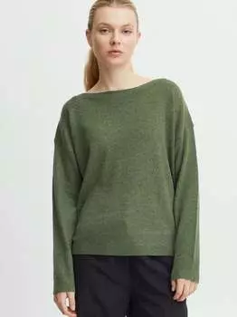 Вязаный свитер ихальпа Ichi, зеленый