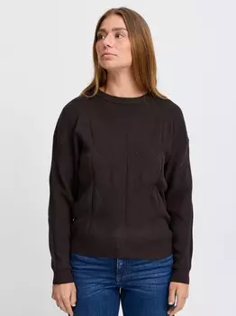 Вязаный свитер ихбостон Ichi, черный