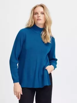 Вязаный свитер ихбостон Ichi, синий