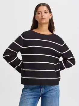 Вязаный свитер ихбостон лс6 Ichi, черный