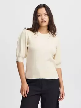 Вязаный свитер ихбостон сс Ichi, белый