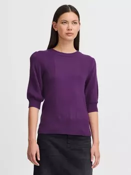 Вязаный свитер ихбостон сс Ichi, фиолетовый