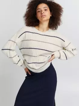 Вязаный свитер ихкамара Ichi, белый