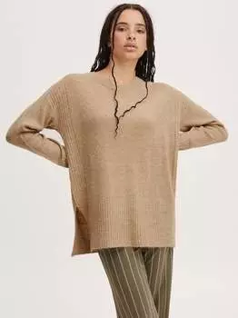 Вязаный свитер ихкамара Ichi, бежевый