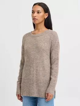 Вязаный свитер ихкамара Ichi, бежевый