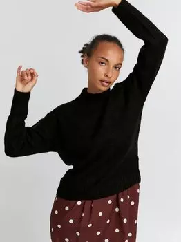 Вязаный свитер ихкамара Ichi, черный