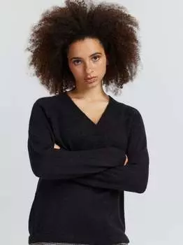 Вязаный свитер ихкамара Ichi, черный