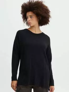 Вязаный свитер ихкамара Ichi, черный