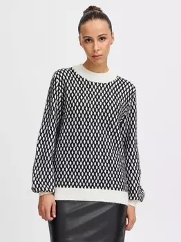 Вязаный свитер ихкамара Ichi, черный