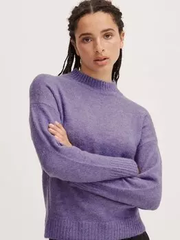 Вязаный свитер ихкамара Ichi, фиолетовый