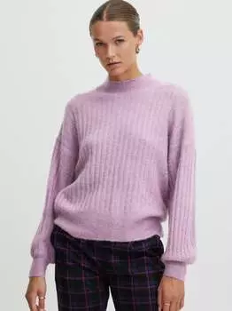 Вязаный свитер ихкамара Ichi, фиолетовый
