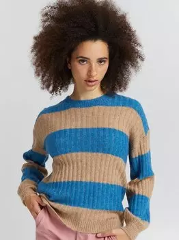 Вязаный свитер ихкамара Ichi, синий