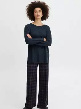 Вязаный свитер ихкамара Ichi, синий