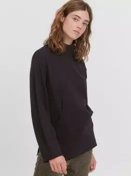 Вязаный свитер ихкава Ichi, черный