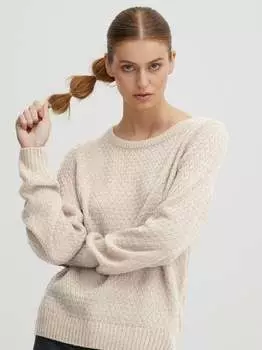 Вязаный свитер ihodansa Ichi, бежевый