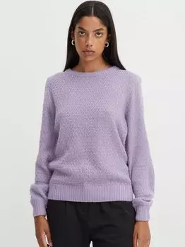 Вязаный свитер ihodansa Ichi, фиолетовый