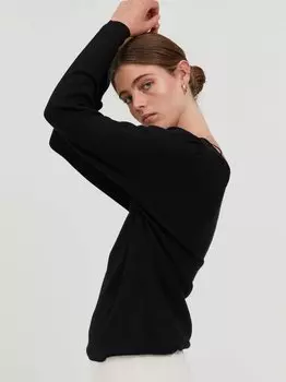 Вязаный свитер ихрувера Ichi, черный