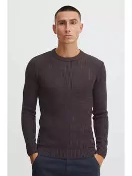 Вязаный свитер INDICODE, темно-синий