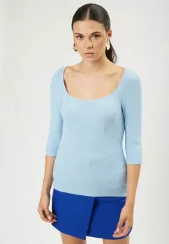 Вязаный свитер INFLUENCER, цвет sky