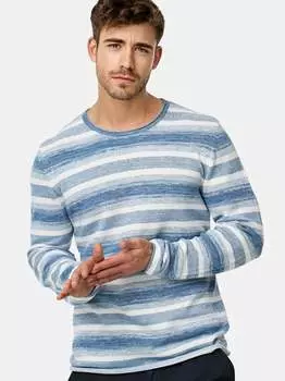 Вязаный свитер инманфред Indicode, синий