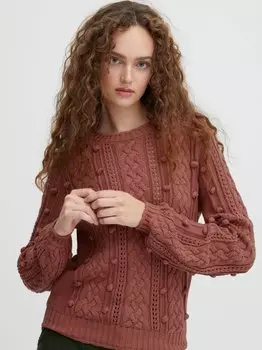 Вязаный свитер иркамелия Atelier Rve, красный