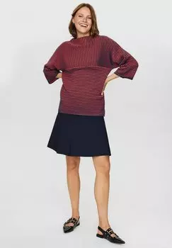 Вязаный свитер Irmelin Stripe Noos Nmph, платье голубого цвета