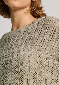 Вязаный свитер ISADORA Pepe Jeans, зеленый