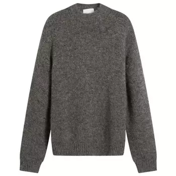 Вязаный свитер из альпаки Jil Sander, цвет fog